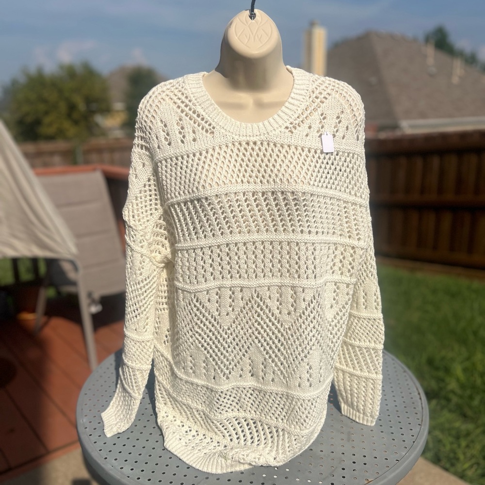 Dip Women's Cream Knit Sweater